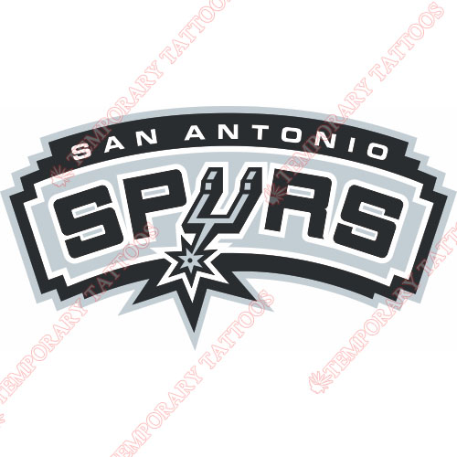 San Antonio Spurs Customize Temporary Tattoos Stickers NO.1189